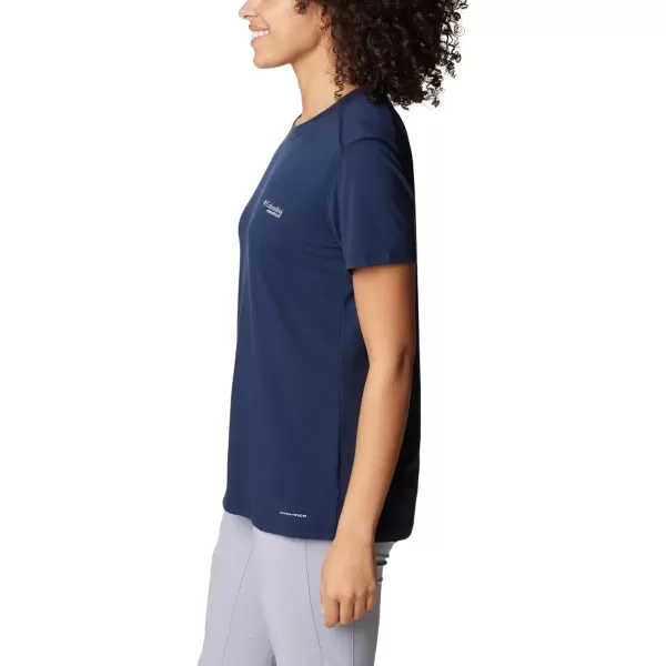 imageColumbia Womens Standard Endless Trail Running Tech TeeCollegiate Navy