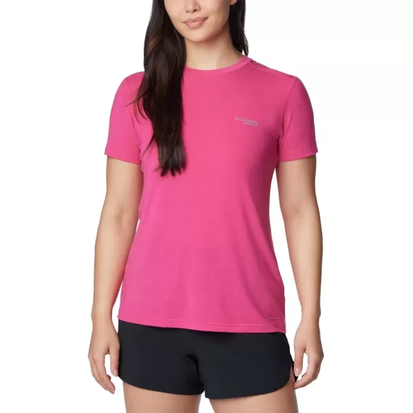 imageColumbia Womens Standard Endless Trail Running Tech TeeUltra Pink