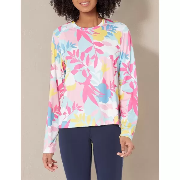 imageColumbia Womens Standard Summerdry Long Sleeve Printed TeeWhiteFloriated