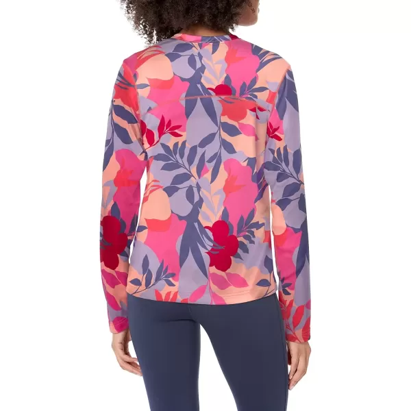 imageColumbia Womens Standard Summerdry Long Sleeve Printed TeeWild GeraniumFloriated