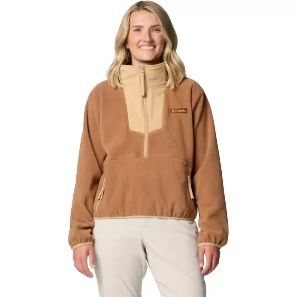 imageColumbia Womens Sequoia Grove Half Zip FleeceCamel BrownCanoe