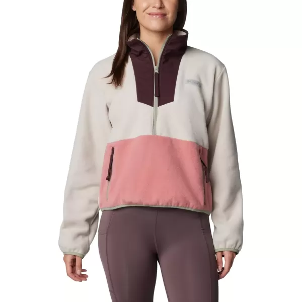 imageColumbia Womens Sequoia Grove Half Zip FleeceDark StonePink Agave