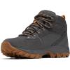 imageColumbia Mens First Generation Newton Ridge Plus Ii Suede WaterproofDark Grey  Gold Amber