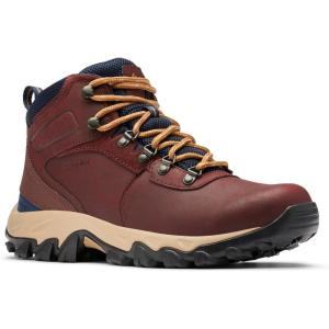 imageColumbia Mens First Generation Newton Ridge Plus Ii WaterproofMadder Brown  Collegiate Navy