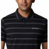 imageColumbia Mens Sun Trek PoloBlackShark Heather Stripe