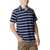 imageColumbia Mens Sun Trek PoloCollegiate NavyWhite Stripe