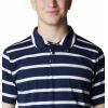 imageColumbia Mens Sun Trek PoloCollegiate NavyWhite Stripe