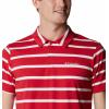 imageColumbia Mens Sun Trek PoloMountain RedWhite Stripe