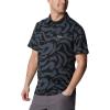 imageColumbia Mens Thistletown Hills PoloBlack  Snowdrifts Print