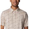 imageColumbia Mens Thistletown Hills PoloChalk  Makin Tracks Print