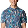 imageColumbia Mens Thistletown Hills PoloDark Mountain King Palms Multi