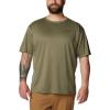 imageColumbia Mens Zero Ice CirroCool Short Sleeve ShirtStone GreenStone Green Heather