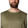 imageColumbia Mens Zero Ice CirroCool Short Sleeve ShirtStone GreenStone Green Heather