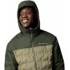 imageColumbia Mens Grand Trek III Down Hooded JacketStone GreenGreenscape