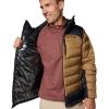 imageColumbia mens Autumn Park Ii Down Hooded JacketDeltaBlack