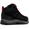 imageColumbia Mens Redmond III Mid Waterproof2024 BlackMountain Red