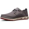 imageColumbia Mens Bahama Vent Relaxed Laced Boat ShoeCity Grey  Vintage Red