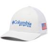 imageColumbia Unisex Pfg logo Mesh Ball CapWhiteVivid BlueUsa Flag