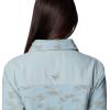 imageColumbia Womens PFG Uncharted Fleece OvershirtCrushed Blue Uncharted Waters