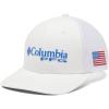 imageColumbia Unisex Pfg logo Mesh Ball CapWhiteVivid BlueUsa Flag