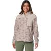 imageColumbia Womens PFG Uncharted Fleece OvershirtCrushed Clay Uncharted Waters