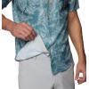 imageColumbia Mens PFG Uncharted Printed Short Sleeve ShirtCrushed Blue Swamplands