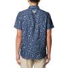 imageColumbia Mens PFG Uncharted Printed Short Sleeve ShirtNocturnal Cast N Blast