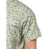 imageColumbia Mens PFG Uncharted Printed Short Sleeve ShirtSmokey Sage Cast N Blast