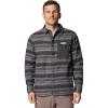 imageColumbia Mens PFG Uncharted Over ShirtShark Lunar Stripe