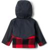 imageColumbia Baby Steens Mt Ii Overlay HoodieMountain Red CheckBlack