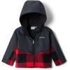 imageColumbia Baby Steens Mt Ii Overlay HoodieMountain Red CheckBlack