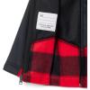 imageColumbia Baby Steens Mt Ii Overlay HoodieMountain Red CheckBlack