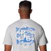 imageColumbia Mens PFG Tarpon Rise Tech Tee Short SleeveCool Grey HeatherStack Em Trout