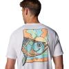 imageColumbia Mens PFG Tarpon Rise Tech Tee Short SleeveWhite HeatherTarpon Rise