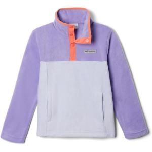imageColumbia Kids Steens Mtn Ii 14 Snap Fleece PulloverSnowdriftPaisley Purple