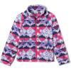 imageColumbia Girls Benton Springs Ii Printed Fleece JacketWhite Checkpoint