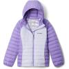 imageColumbia girls Powder Lite Ii Hooded JacketSnowdriftPaisley Purple