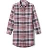 imageColumbia Girls Calico Basin Flannel Long Sleeve DressSnowdrift Multi Plaid