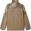 imageColumbia Youth Boys PHG Overlay Half Zip Fleece FlaxRealtree Edge XLarge