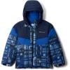 imageColumbia Boys Lightning Lift Iii Printed JacketCollegiate Navy Warp PlaidMtn Blue