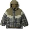 imageColumbia Boys Lightning Lift Iii Printed JacketStone Green Warp PlaidSafari