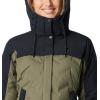 imageColumbia Womens Mountain Croo Iii Mid Down JacketStone GreenBlack