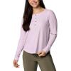 imageColumbia Womens Blue Point Falls Long Sleeve HenleyPink Dawn