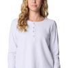 imageColumbia Womens Blue Point Falls Long Sleeve HenleySnowdrift