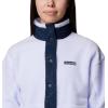 imageColumbia Womens Cloud Point Snap FleeceCollegiate NavySnowdrift