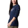 imageColumbia Womens Hidden Haven Long Sleeve TeeCollegiate NavyFloral Emblem