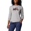 imageColumbia Womens Hidden Haven Long Sleeve TeeColm Grey HeatherTreehome Omblur