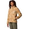 imageColumbia womens West Bend Print Full Zip IICamel Brown Omblur