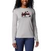 imageColumbia Womens Hidden Haven Long Sleeve TeeColm Grey HeatherTreehome Omblur