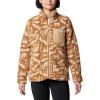 imageColumbia womens West Bend Print Full Zip IICamel Brown Highland Tonal